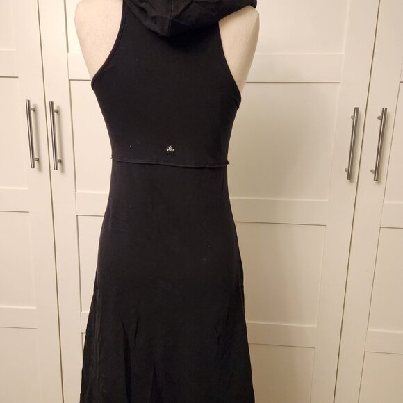 Prana Size Medium Black fit and flare dress with hood - Picture 5 of 7